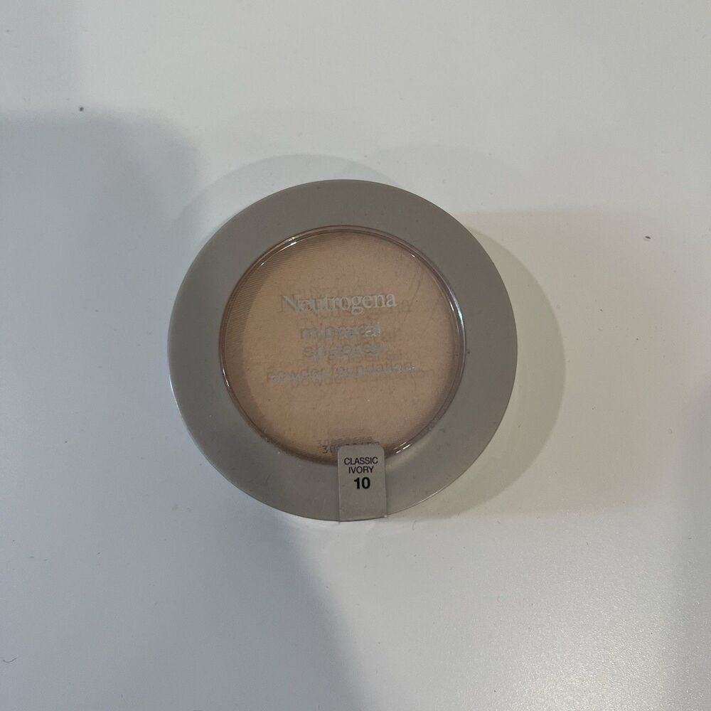 Neutrogena Mineral Sheers Powder Foundation #10 Classic Ivory 0.34oz (9.6g)